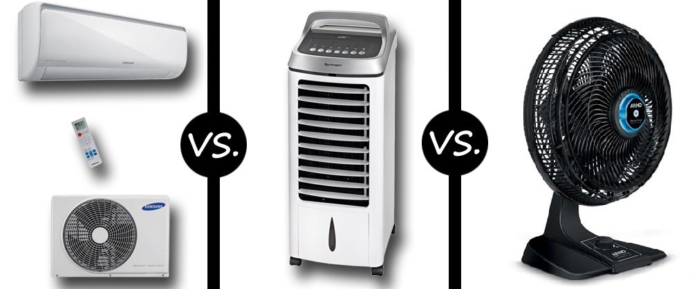 Eletrodoméstico de resfriamento. Saiba qual o melhor: ar condicionado, ventilador ou climatizador.