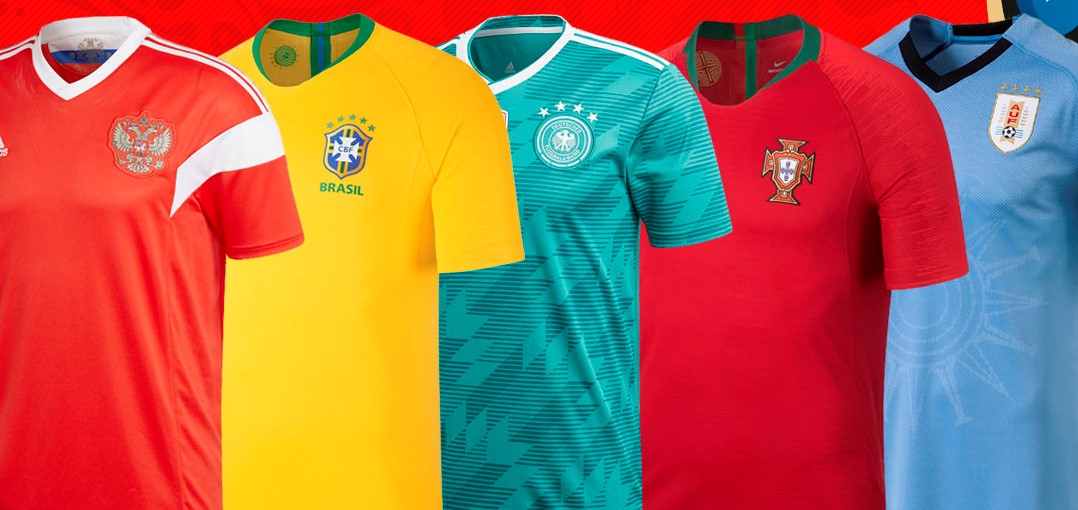 Camisas da Copa do Mundo 2018 – Uniformes das seleções para a Copa da  Rússia